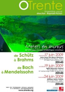 Affiche Motets Miroir