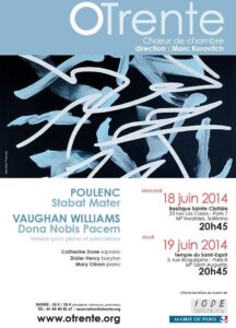 Affiche Poulenc Stabat