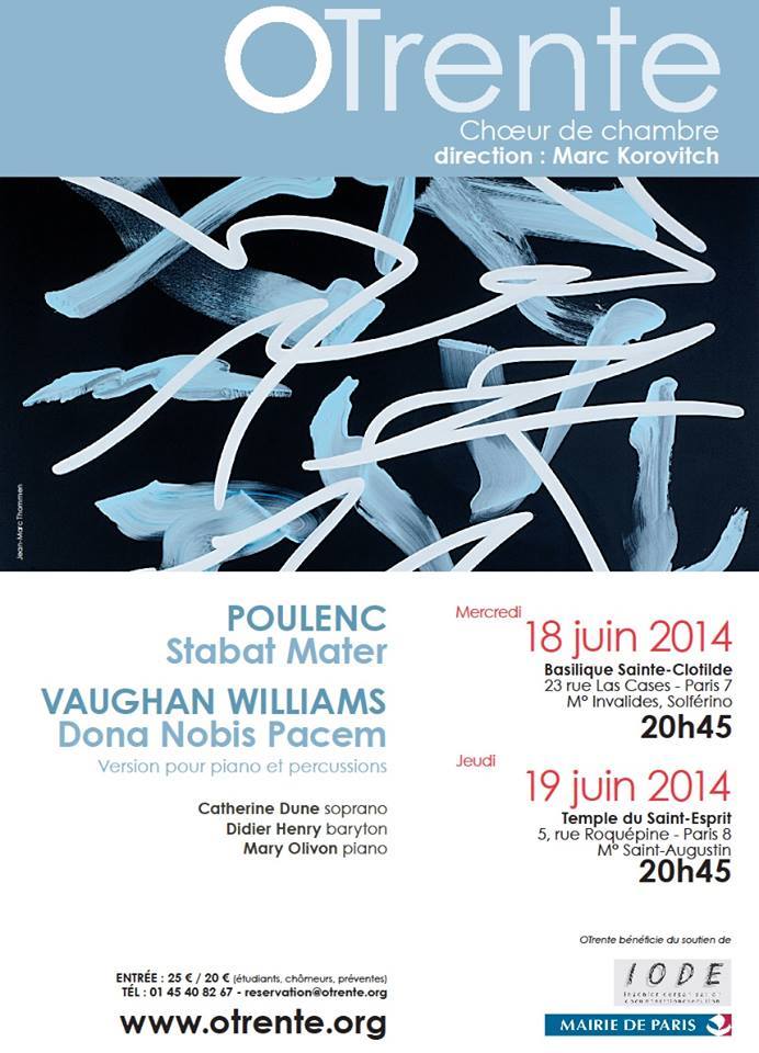 Affiche Poulenc Stabat