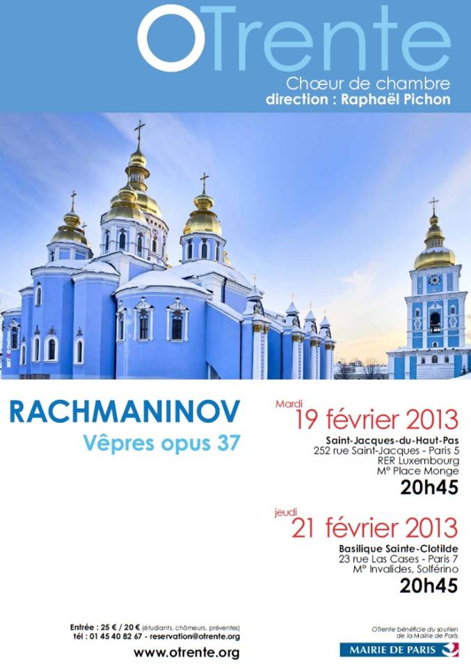 Affiche Rachmaninov